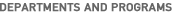 Departments and Programs